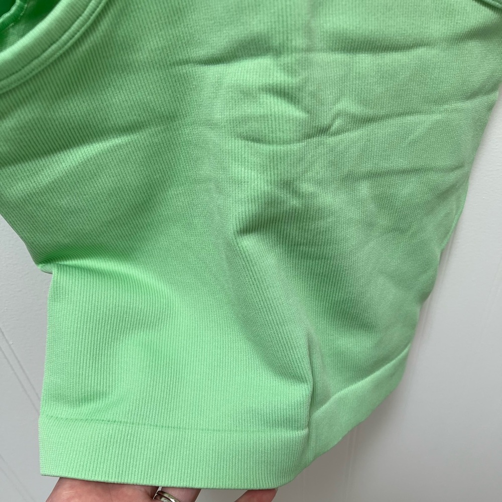 Athleta Rise Above Green Rib Cami Racerback Tank Top - Picture 8 of 8